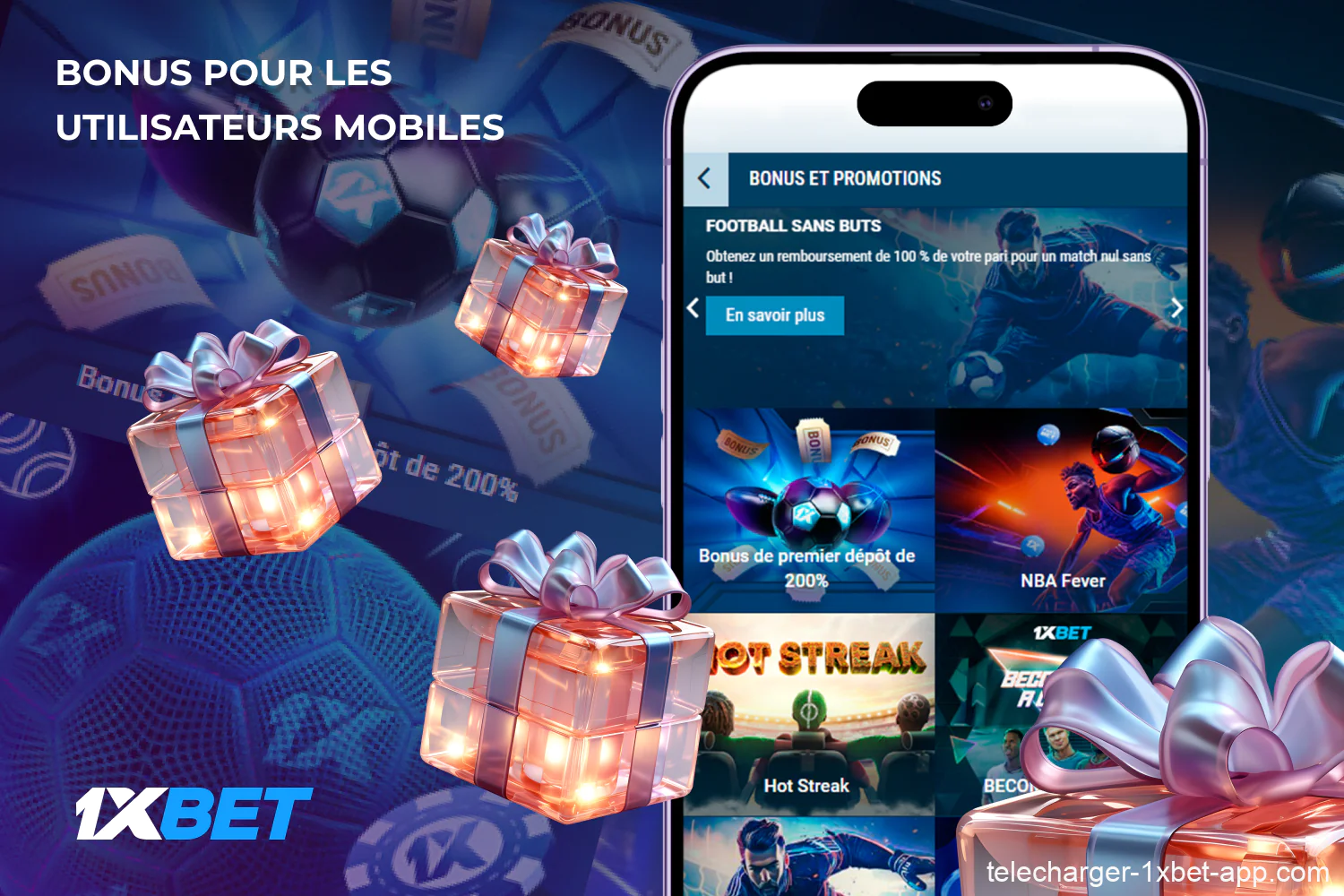 Une fois que les utilisateurs de Côte d’Ivoire ont terminé le 1xBet download, ils activeront diverses récompenses et cadeaux bénéfiques que l’application fournit